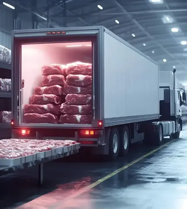 Transporte refrigerado alimentario de Cadena Logística